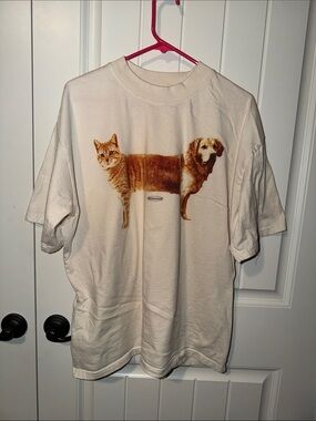 At the Moment - Cat & Dog Premium Oversized Tee